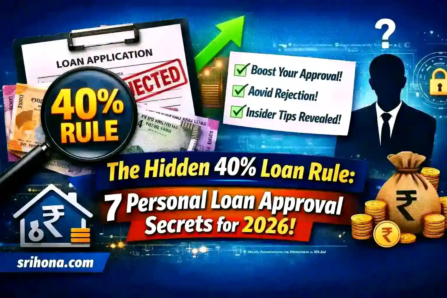 Personal loan approval secrets 2026 with hidden 40 percent FOIR rule and rejection tips
